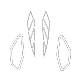 Frogzskin Vent Kit 4pcs. Arctic Cat Sno Pro 500-600cc 09-13