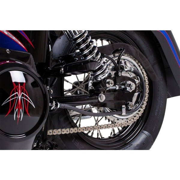 DRAG SPECIALTIES Chrome and Stainless Steel Spoke Set Harley Davidson FL / FLD / FLDE / FLFB / FLFBS 1200-1977cc 65-20