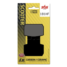 SBS 191HF Street Ceramic Organic Brake Pads Piaggio MP3 / X8 / X9 125-250cc 05-09