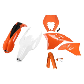 UFO Full Body Replacement Plastic Kit KTM EXC / EXC-F 125-450cc 09-11