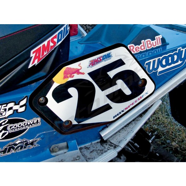 ROX SPEED FX Snowmobile Number Plate