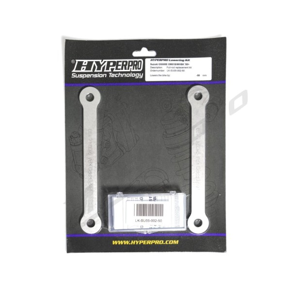 HYPERPRO Lowering Kit w/link-system 50mm Suzuki GS 500 89-09
