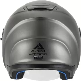 Atviras Šalmas APEX JT300 Solid Gunmetal