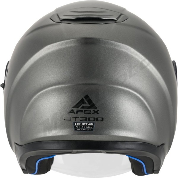 Open Helmet APEX JT300 Solid Gunmetal