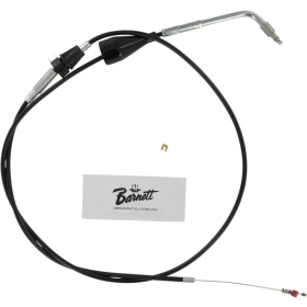 BARNETT Black Vinyl Throttle/Idle Cable Harley Davidson 1584cc 2007