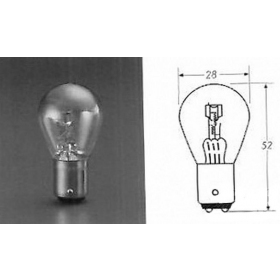 LEMPUTĖS 6V 20/20W BA15D / 10 VNT 