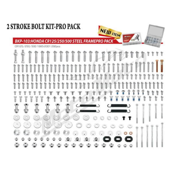 Accel Pro Pack Bolt Set Honda CR 125-500cc 85-01