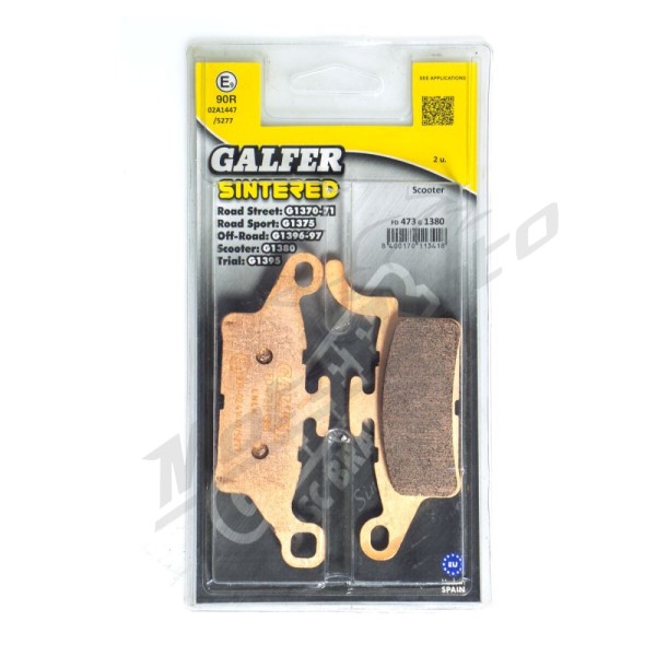 GALFER HH Sintered Brake Pads Yamaha HW 125-150cc 12-20