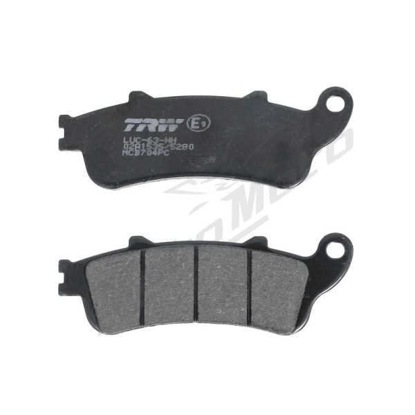 TRW Brake pads front 40,1x115x8,3mm Honda / Kawasaki 650-1800 01-25