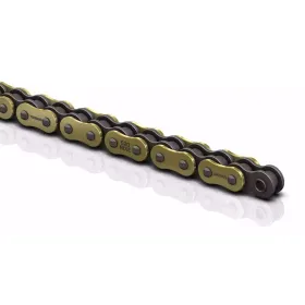 Tsubaki 520 mxe professional motocross / enduro racing x-ring chain, gold coloR