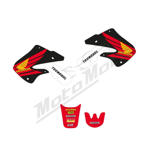 TECNOSEL Seat cover and sticker set Honda CR 125-250 97-99