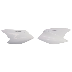 Side covers white CEMOTO ​​​​​​​KAWASAKI KX 250 2004-2005