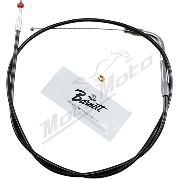BARNETT Black Vinyl Throttle/Idle Cable Harley Davidson 1450-1690cc 2000-2015