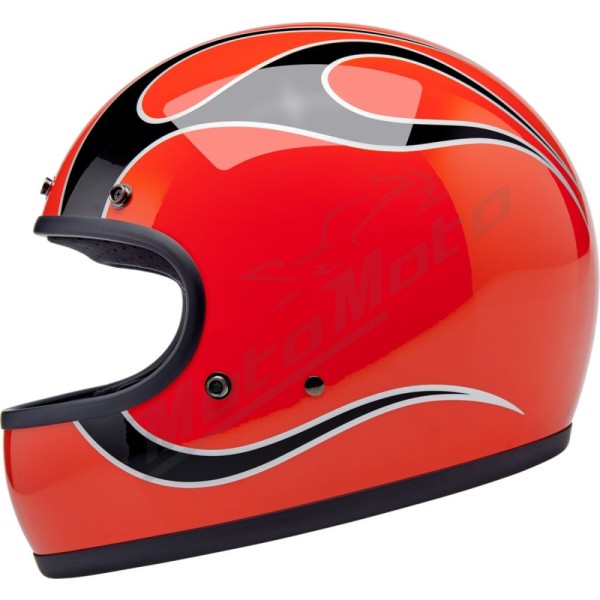BILTWELL Gringo Flames Helmet