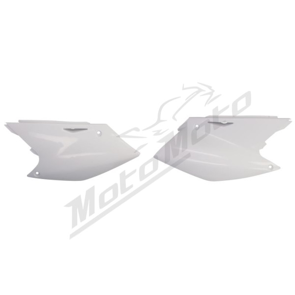 Side covers white CEMOTO ​​​​​​​KAWASAKI KX 250 2004-2005