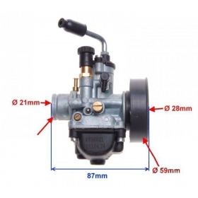 Carburetor 21mm (Manual choke) 56021 