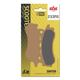 SBS MS Scooter Maxi 233MS Sintered Brake Pads Honda ADV / PCX 125-150cc 18-24