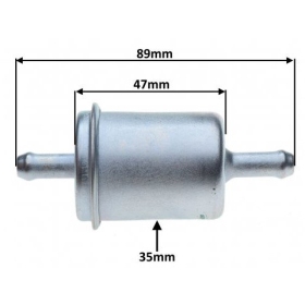 Universal fuel filter 8mm