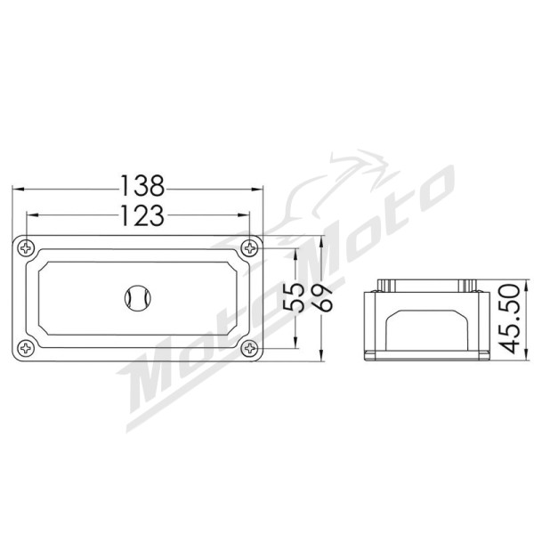 Osculati Heavy Duty electric terminal board 4x10mm