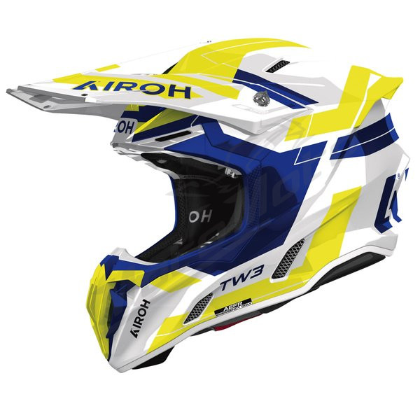 AIROH Twist 3 Dynasty Blue Motocross Helmet