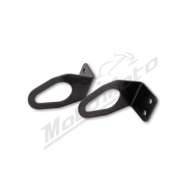 HIGHSIDER Indicator Adapter Black For License Plate Holder Yamaha 125-1000cc 21-25
