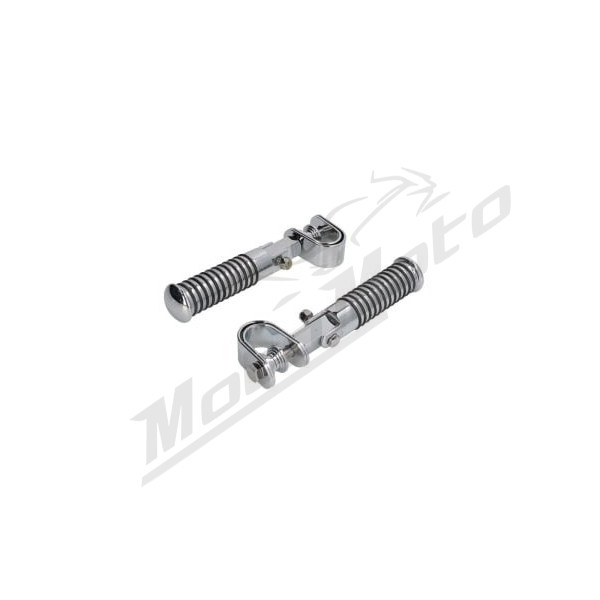 BIKEIT Universal footpegs chrome