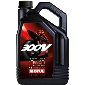 MOTUL 300V FACTORY LINE 10W40 synthetic oil 4T 4L