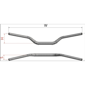 NK Variable Diameter Handlebar 817mm