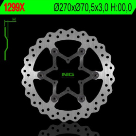 NG Front Floating Brake Disc 270x70.5x3mm TM Racing EN / MX / SMR 80-250cc 98-14