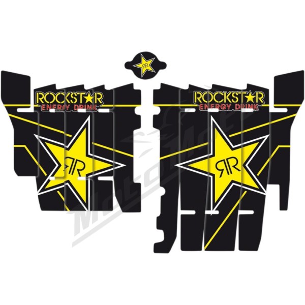 BLACKBIRD RACING Rockstar Rad Louver Decals
