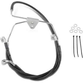 DRAG SPECIALTIES Stainless Steel Brake Line Kit Harley Davidson FLHT / FLHTC / FLHTCI / FLHTCSE2 1340-1800cc 96-07