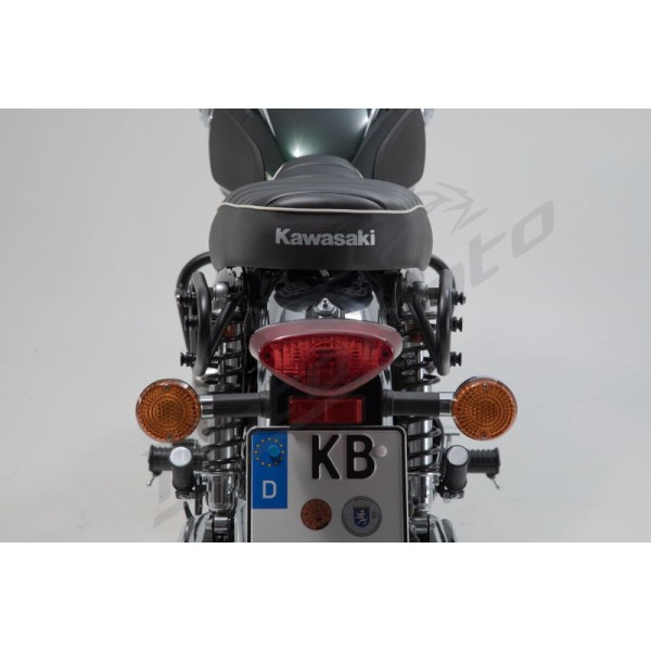 SW-MOTECH Legend Gear LC2 Side Bag System Black Edition Kawasaki W 800 11-24