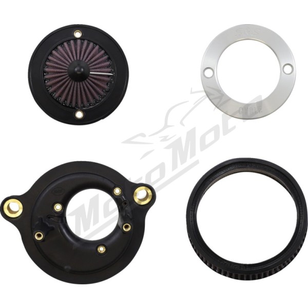 S&S CYCLE Air Stinger Stealth Air Cleaner Kit Harley Davidson FLDE / FLFB / FLFBS 1750-1977cc 17-25