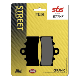 SBS HF Street 877HF Ceramic Organic Brake Pads BMW / Fantic / Husqvarna / KTM 125-500cc 11-24