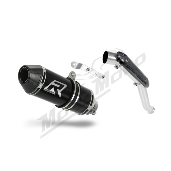 KTM RC 390 2017-2020 HI Level Dominator Exhaust Silencer Muffler HP3 BLACK + dB killer
