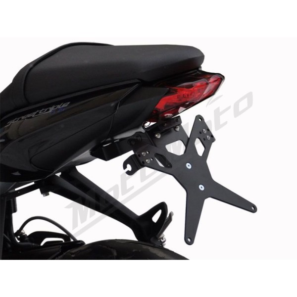 ZIEGER X-Line License Plate Holder Type E Triumph Daytona / Moto 2 / Street Triple 675-765 13-23