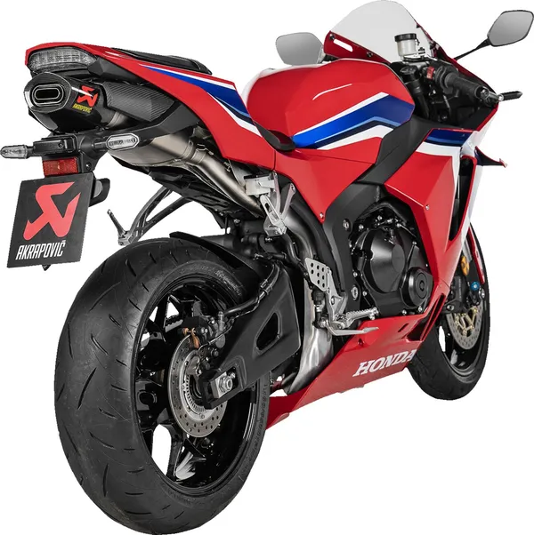 AKRAPOVIC Slip-On Line Muffler Titanium / Carbon Fiber Honda CBR 600RR 13-26