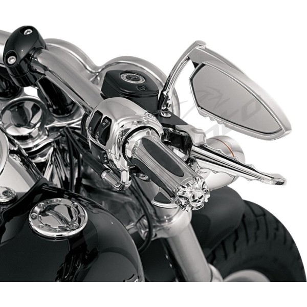 KURYAKYN Zombie rankenėlės su mechaninio droselio atrama Ø25.4mm Harley Davidson FLD / FLH / FLHT / FXD / XL / XR 883/1800 82-19 