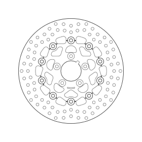 BREMBO Serie Oro apvalus plaukiojantis stabdžių diskas priekinis HARLEY DAVIDSON 883-1340cc 1979-2001