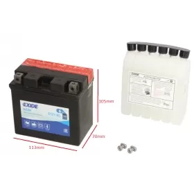 Battery YTZ7-BS EXIDE FUN 12V 6Ah