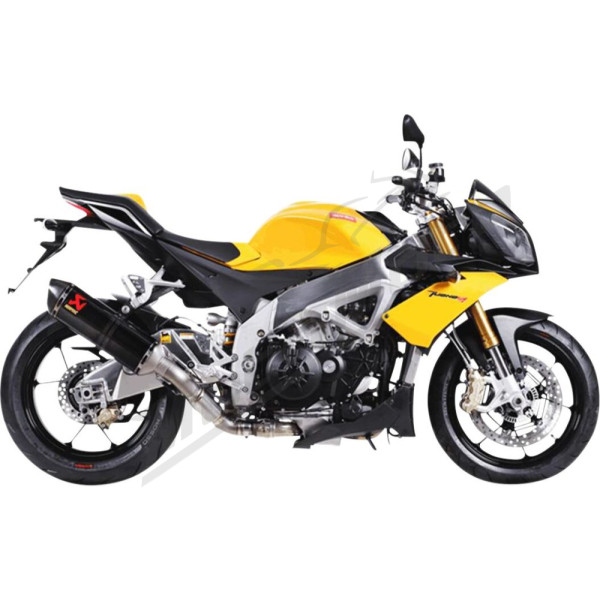 AKRAPOVIC Slip-On Line Muffler Carbon Fibe Aprilia RSV4 / Tuono 1000-1100 09-16