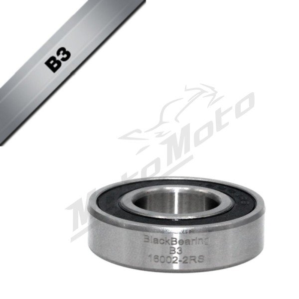 BLACK BEARING B3 Bearing 15x32x8 mm 16002-2RS