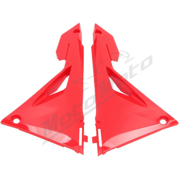 UFO Raudoni radiatoriaus šoniniai plastikai Honda CRF 250-450cc 17-21
