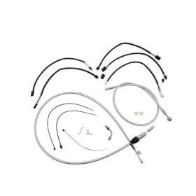 MAGNUM SHIELDING Sterling Chromite handlebars Cables / Lines Kit 38/43cm Harely Davidson FLDE / FLFB / FXLR / FLSL 1750/1923 18-24