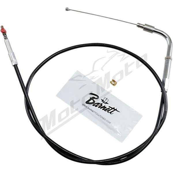 BARNETT Black Vinyl Throttle/Idle Cable Harley Davidson 1450-1800CC 2000-2015