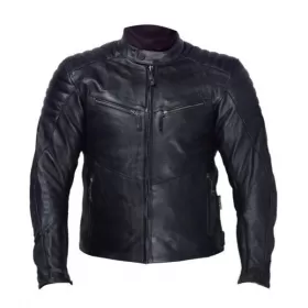 SALE! LEOSHI MILLOW black leather jacket for men 2xl