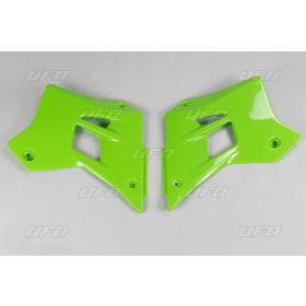 UFO Radiator Side Plastics Green Kawasaki KDX 200 95-18