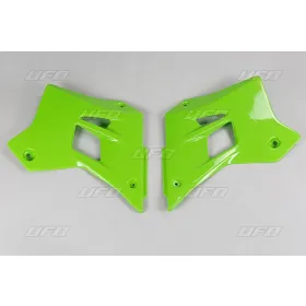 UFO Radiator Side Plastics Green Kawasaki KDX 200 95-18