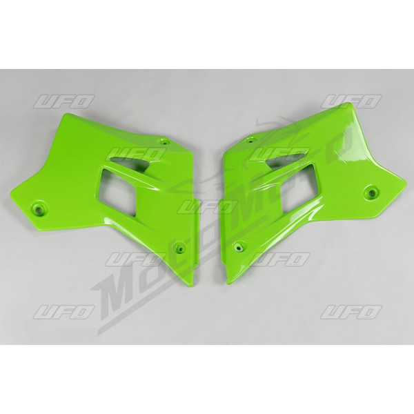 UFO Radiator Side Plastics Green Kawasaki KDX 200 95-18