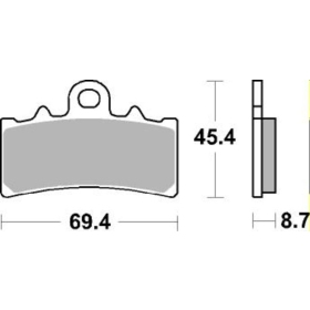 Sbs Brakepads Sintered BMW / Fantic / Husqvarna / KTM 125-500cc 12-23